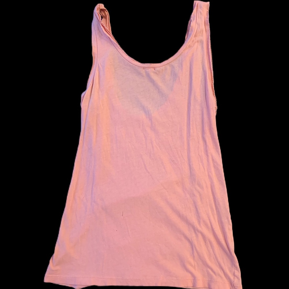 Peach Ruffle JCrew Tank - Picture 2 of 4